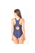 MAIÔ SPEEDO PERFORMANCE FEMININO - Marinho/branco