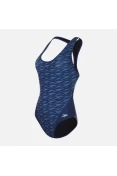 MAIÔ SPEEDO RACER OPEN BOOMERANG FEMININO - Marinho/azul