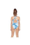 MAIÔ SPEEDO TIE DYE FEMININO - Azul