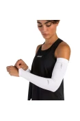 MANGUITO OLYMPIKUS CORRE UNISSEX - Branco/prata
