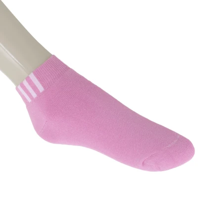 MEIA ADIDAS 3 BARS ANKLE TAMANHO 33-36 - Rosa