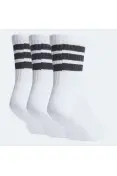 MEIA ADIDAS 3S CREW 3/P INFANTIL - Branco/preto MEIA ADIDAS 3S CREW 3/P INFANTIL - Branco/preto