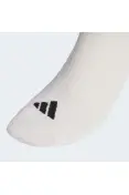 MEIA ADIDAS 3S ESS CREW 3/P - Branco/preto