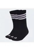 MEIA ADIDAS 3S ESS CREW 3/P - Preto/branco