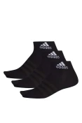MEIA ADIDAS ANKLE 3 PARES CANO MEDIO UNISSEX - Preto