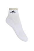 MEIA ADIDAS ANKLE MID CUSHION 3S - Branco