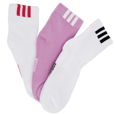 MEIA ADIDAS BARS ANKLE TAMANHO 25-28 PACOTE COM 3 - Colorido
