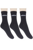 MEIA ADIDAS BS CREW PACOTE COM 3 - Preto