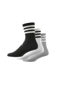 MEIA ADIDAS CANO ALTO 3PP C/LISTRAS PCT C/3 - Colorido