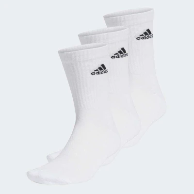 MEIA ADIDAS CANO ALTO COM 3 PARES - Branco