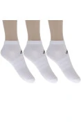 MEIA ADIDAS CANO BAIXO PACOTE COM 3 - Branco