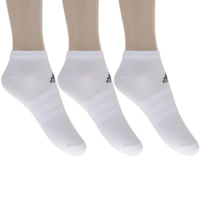 MEIA ADIDAS CANO BAIXO PACOTE COM 3 - Branco