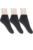 MEIA ADIDAS CANO BAIXO PACOTE COM 3 - Preto