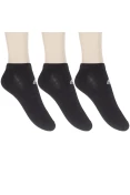 MEIA ADIDAS CANO BAIXO PACOTE COM 3 - Preto