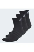 MEIA ADIDAS CANO MEDIO LOGO PCT C/3 - Preto