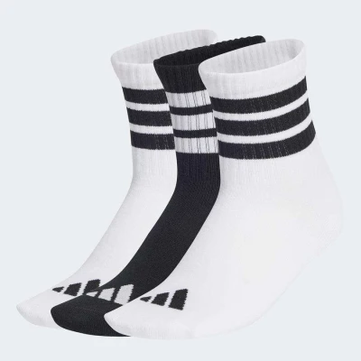 MEIA ADIDAS CREW C/3 JUNIOR - Branco/preto MEIA ADIDAS CREW C/3 JUNIOR - Branco/preto