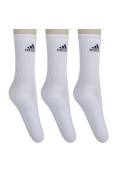 MEIA ADIDAS CREW CUSHION 3S PACOTE COM 3 - Branco