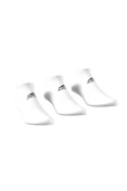 MEIA ADIDAS CUSH LOW 3PP PACOTE COM 3 PARES - Branco