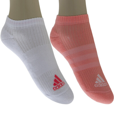 MEIA ADIDAS CUSHION 3S PACOTE COM 3 - Colorido