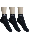 MEIA ADIDAS CUSHION ANKLE PACOTE COM 3 PARES - Preto MEIA ADIDAS CUSHION ANKLE PACOTE COM 3 PARES - Preto