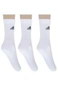 MEIA ADIDAS CUSHION CREW PACOTE COM 3 PARES - Branco