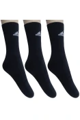 MEIA ADIDAS CUSHION CREW PACOTE COM 3 PARES - Preto