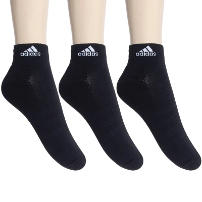 MEIA ADIDAS CUSHIONED ANKLE PACOTE COM 3 PARES - Preto