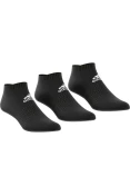 MEIA ADIDAS CUSHIONED LOW-CUT 3 PARES CANO BAIXO UNISSEX - Preto