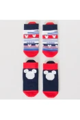 MEIA ADIDAS DISNEY MOUSE PACOTE COM 2 - Colorido