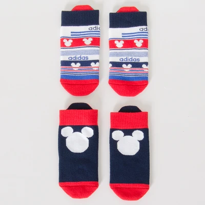 MEIA ADIDAS DISNEY MOUSE PACOTE COM 2 - Colorido