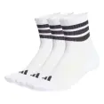 MEIA ADIDAS ESS 3S CANO MEDIO 3 PARES - Branco/preto MEIA ADIDAS ESS 3S CANO MEDIO 3 PARES - Branco/preto