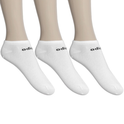 MEIA ADIDAS NO SHOW PACOTE COM 3 PARES - Branco