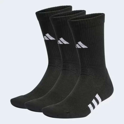 MEIA ADIDAS PERFORMANCE CANO ALTO 3 PARES MASCULINA - Preto