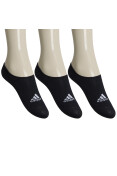 MEIA ADIDAS SAPATILHA PERFORMANCE PACOTE COM 3 - Preto
