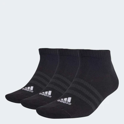 MEIA ADIDAS SPORTWEAR NO SHOW C/3 UNIDADES - Preto