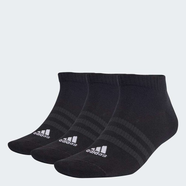 MEIA ADIDAS SPORTWEAR NO SHOW C/3 UNIDADES - Preto