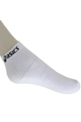 MEIA ASICS BASIC STRETCH QUARTER PACOTE COM 3 - Branco
