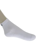MEIA ASICS BASIC STRETCH QUARTER PACOTE COM 3 - Branco