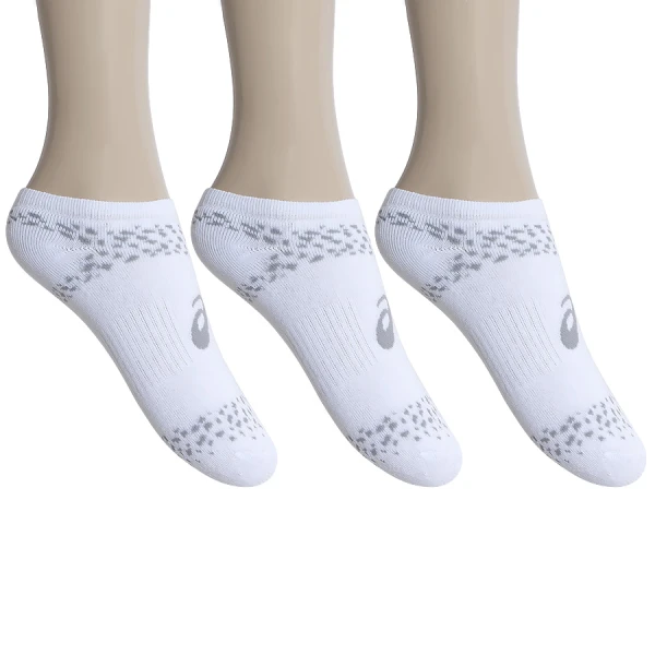 MEIA ASICS INFANTIL PACOTE COM 3 PARES - Branco