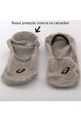 MEIA ASICS INVISIBLE TRAINING PACOTE COM 2 PARES - Cinza/preto