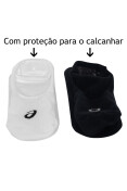 MEIA ASICS INVISIBLE TRAINING PACOTE COM 2 PARES - Preto/branco