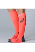 MEIA ASICS RECOVERY COMPRESSÃO - Laranja/grafite