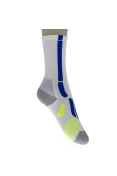 MEIA ASICS RESOLUTION CREW - Branco/azul
