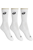 MEIA ASICS TENNIS CREW PACOTE COM 3 - Branco