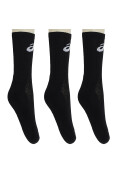 MEIA ASICS TENNIS CREW PACOTE COM 3 - Preto