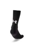 MEIA DE TREINO UNDER ARMOUR CORE COTTON CREW UNISSEX - PACOTE COM 3 PARES - Preto