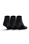 MEIA DE TREINO UNDER ARMOUR CORE COTTON LOCUT UNISSEX - PACOTE COM 3 PARES - Preto MEIA DE TREINO UNDER ARMOUR CORE COTTON LOCUT UNISSEX - PACOTE COM 3 PARES - Preto