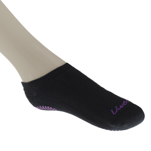 MEIA LIVE SAPATILHA ANTIDERRAPANTE - Preto