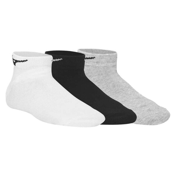 MEIA MIZUNO BASIC CANO BAIXO KIT COM 3 PARES UNISSEX - Colorido