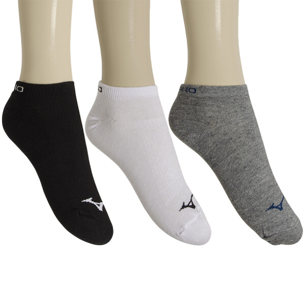 MEIA MIZUNO CANO CURTO NARA PACOTE COM 3 PARES - Colorido